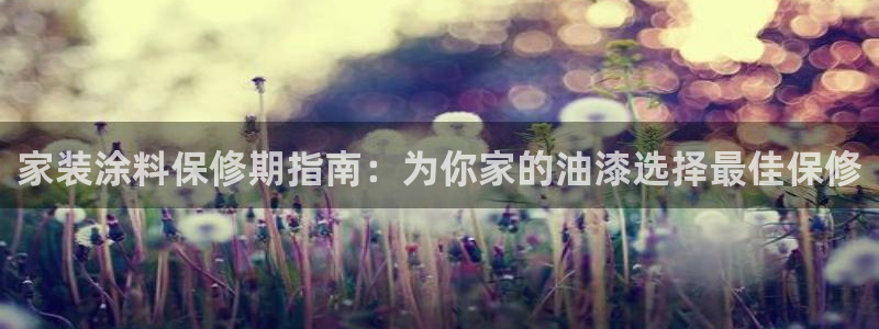 和记官网首页：家装涂料保修期指南：为你家的油漆选择最佳保修