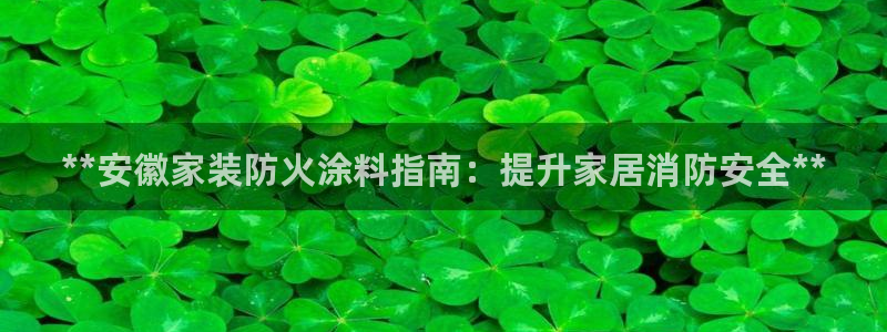 和记ag旗舰厅：**安徽家装防火涂料指南：提升家居消防安全**
