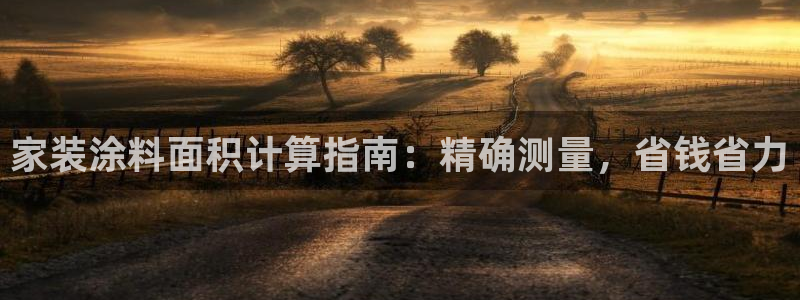 和记国际：家装涂料面积计算指南：精确测量，省钱省力