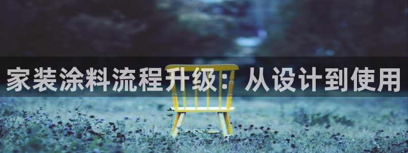 和记paging：家装涂料流程升级：从设计到使用