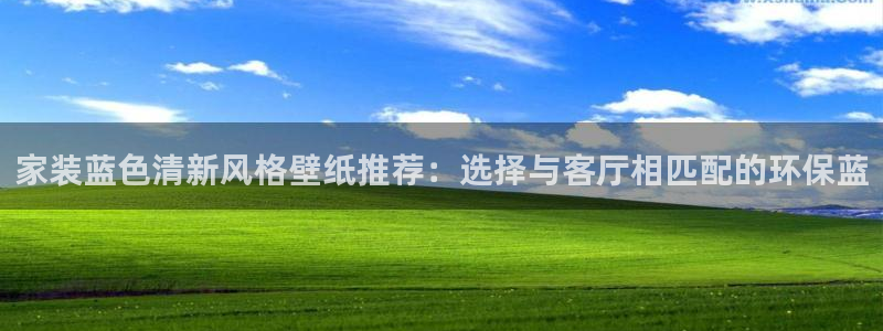 官方和记国际平台登录：家装蓝色清新风格壁纸推荐：选择与客厅相