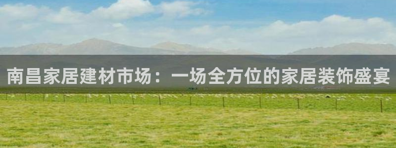 和记平台官网：南昌家居建材市场：一场全方位的家居装饰盛宴