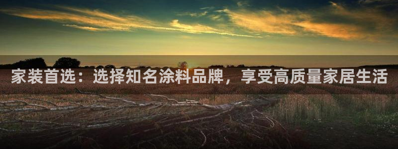和记H88：家装首选：选择知名涂料品牌，享受高质量家居生活