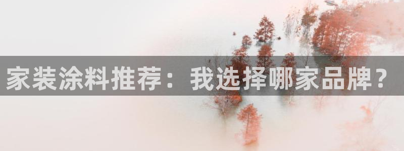 和记h8：家装涂料推荐：我选择哪家品牌？