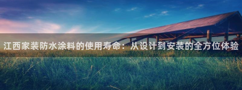 和记官方网址：江西家装防水涂料的使用寿命：从设计到安装的全方