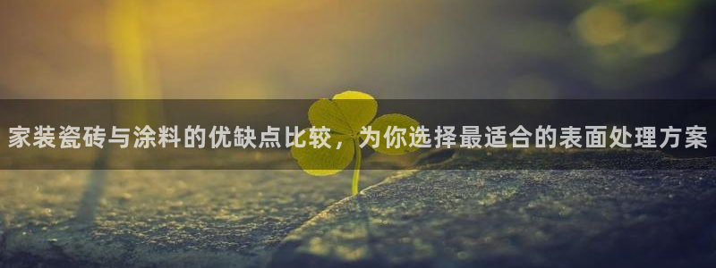 和记最新官方网址：家装瓷砖与涂料的优缺点比较，为你选择最适合的表面处理方案