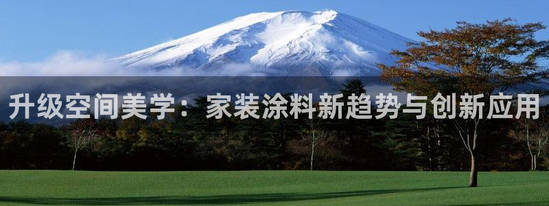 和记国际官网官网：升级空间美学：家装涂料新趋势与创新应用