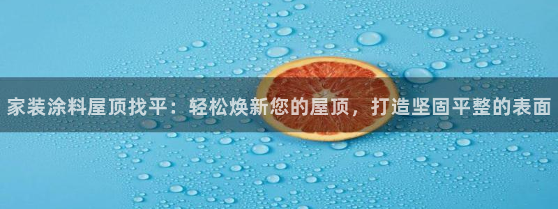和记(福建)商贸有限公司：家装涂料屋顶找平：轻松焕新您的屋顶，打造坚固平整的表面