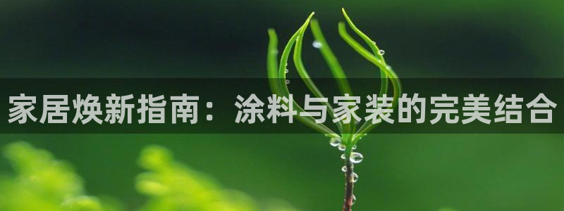 和记平台下载：家居焕新指南：涂料与家装的完美结合